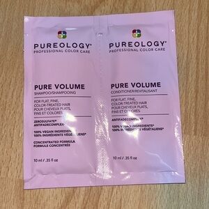 Pureology Pure Volume Sample Packets 2X